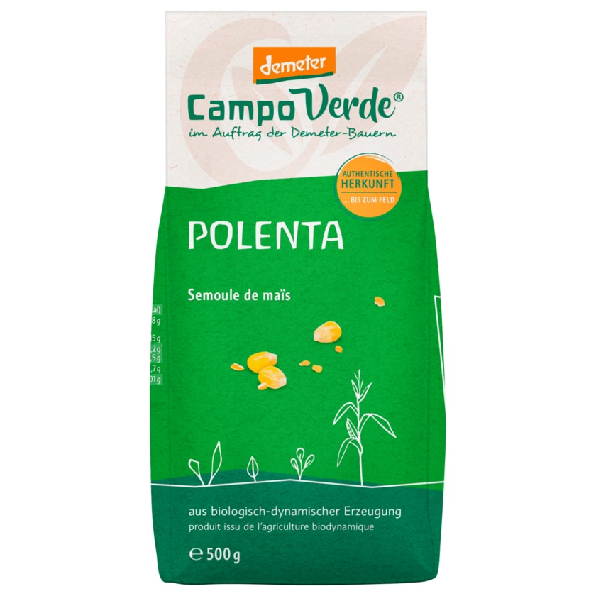 Campo Verde Bio Demeter Polenta 500g
